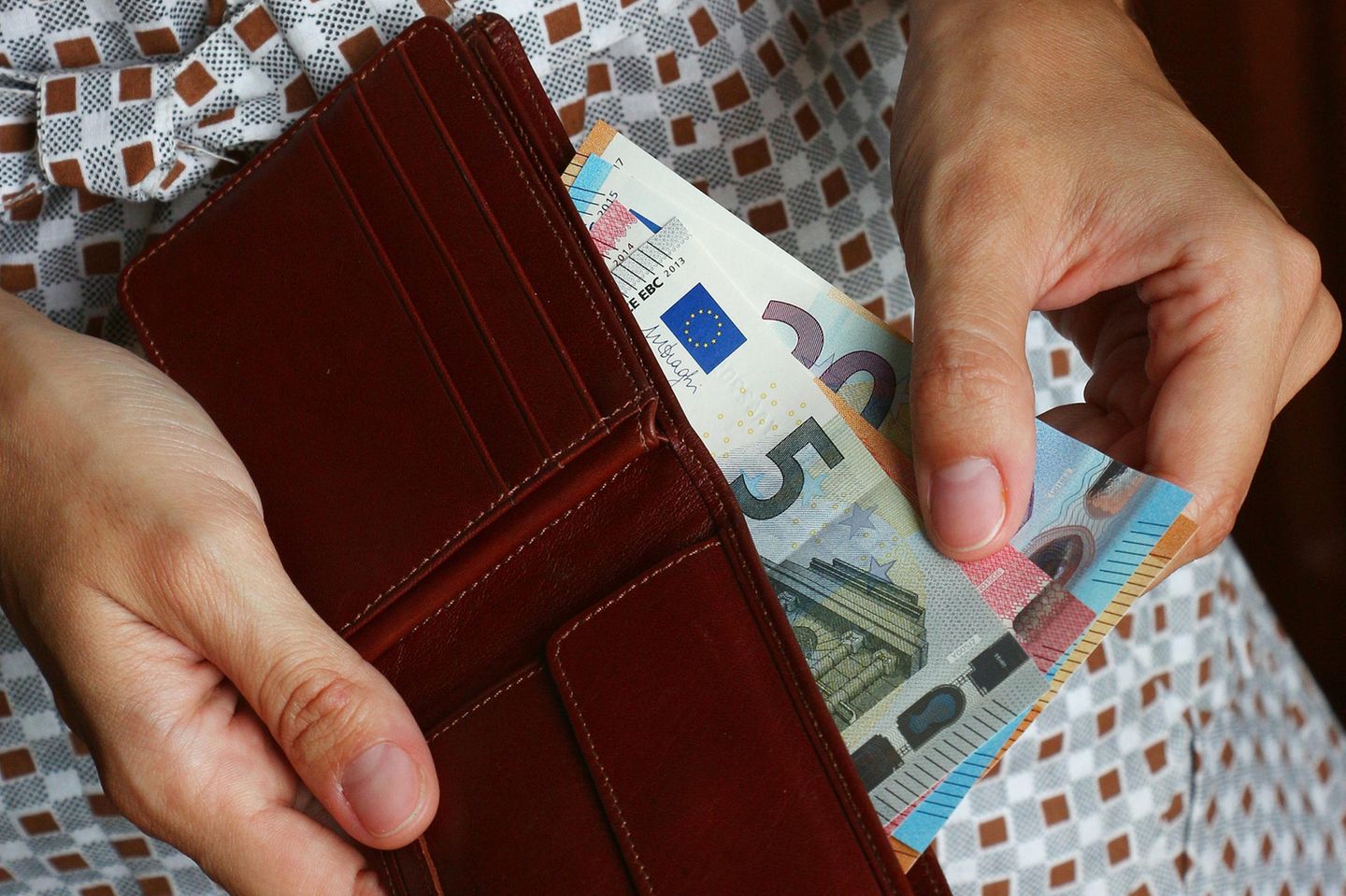 Auf einem Fünf-Euro-Schein versteckte sich eine rührende Botschaft