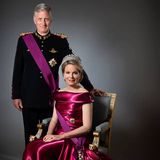 15. November 2018   König Philippe und Königin Mathilde posieren anlässlich des belgischen Königstags.