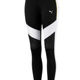 Die eng anliegende Passform sowie die kontrastierende Seitenstreifen der "Chase Leggings" betonen die Beine feminin toll. Von Puma, ca. 50 Euro