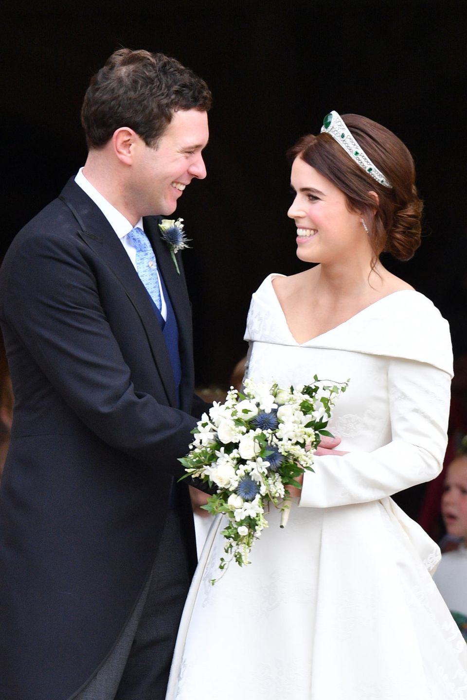 Jack Brooksbank und Prinzessin Eugenie am Tag ihrer Hochzeit Jack Brooksbank und Prinzessin Eugenie am Tag ihrer Hochzeit