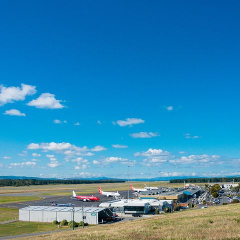 Flughafen auf Tasmanien/Australien