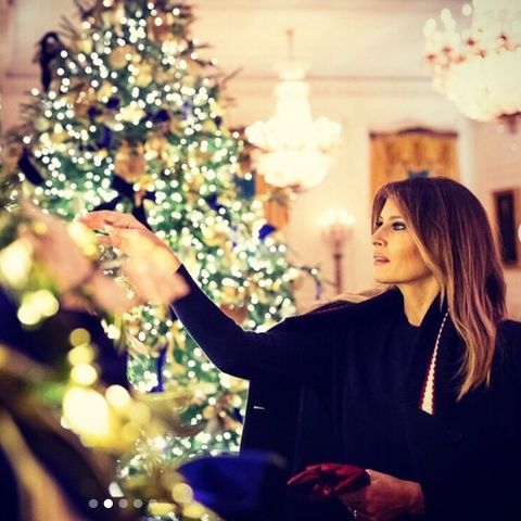 Melania Trump und die Weihnachts-Deko im Weißen Haus 2019