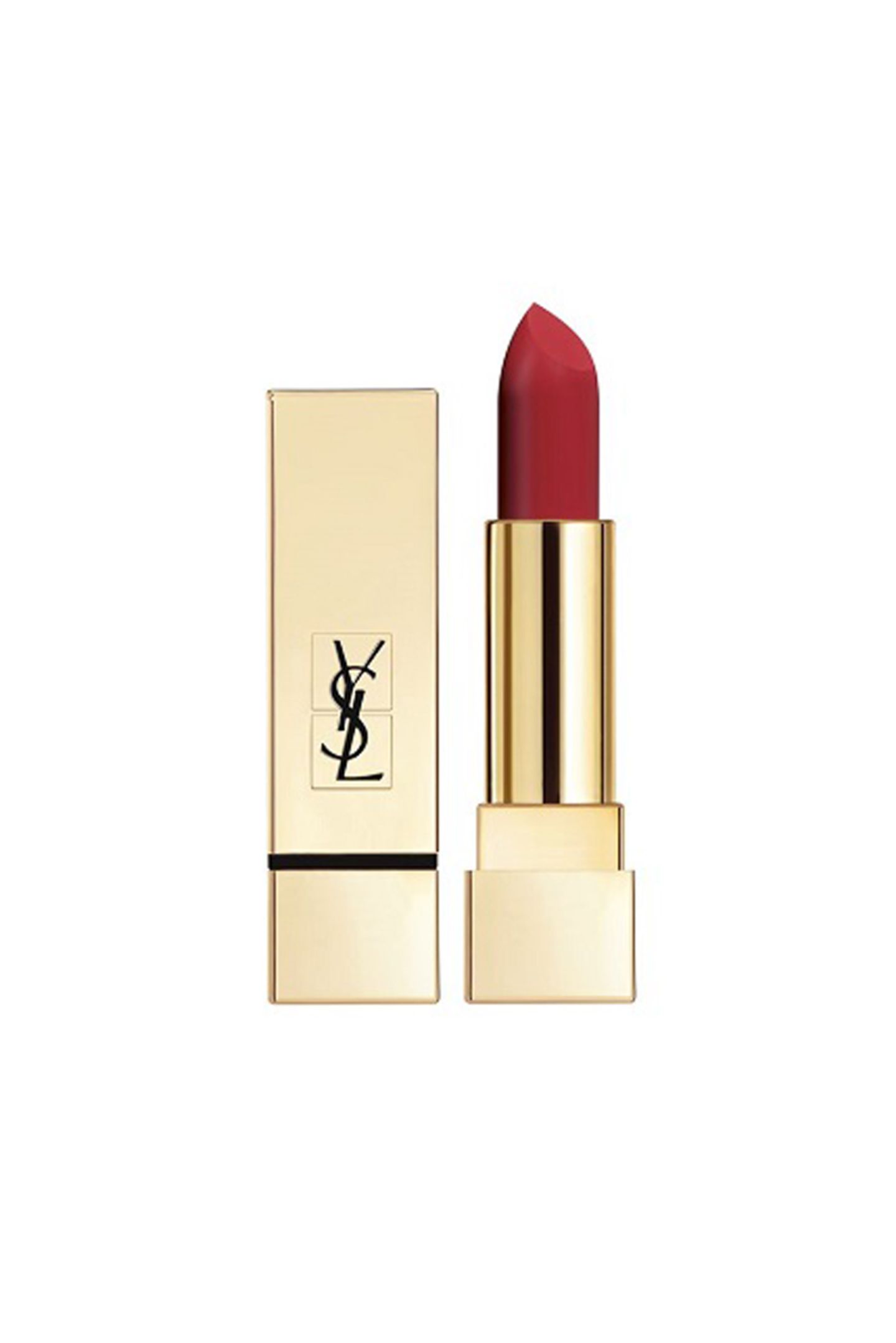 Rote Lippen soll Man(n) küssen: Deshalb ist der "Rouge Pur Couture The Mats" von Yves Saint Laurent in der Farbe "Orange Imagine 201" ein schönes und ein wenig eigennütziges Geschenk. Ca. 34 Euro.