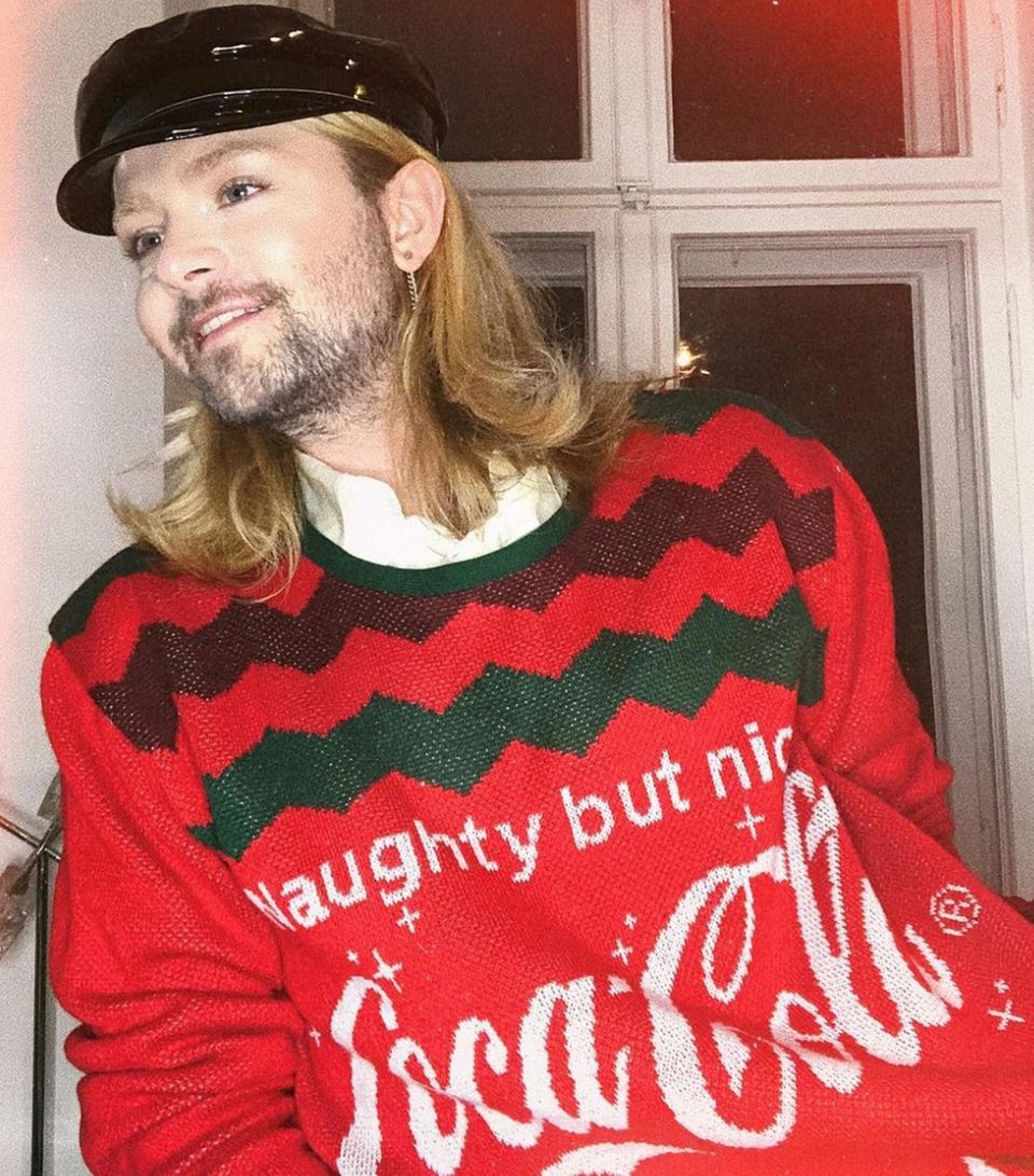 Die Weihnachtspullover der Stars Von kuschelig bis kitschig GALA.de