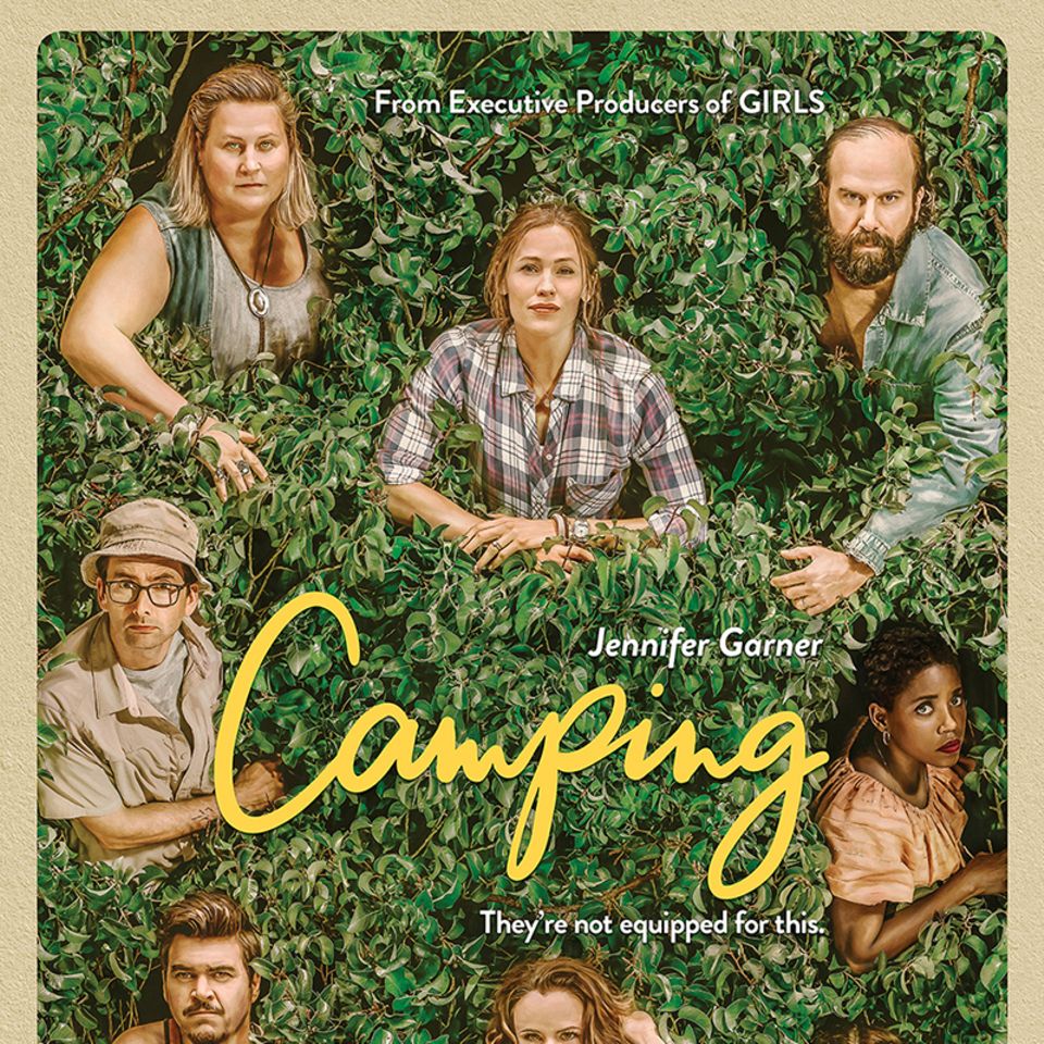 Jennifer Garner geht zelten – Das Filmplakat der neuen "Camping"-Serie.