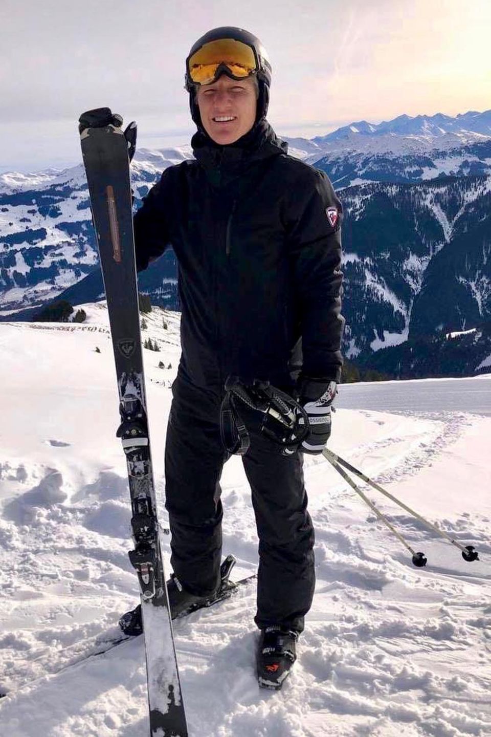 Gemeinsam mit seinem Bruder Tobias ist Bastian Schweinsteiger im Skiurlaub. 