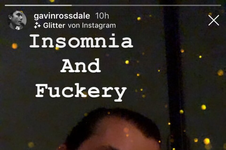 Um 3:40 Uhr morgens meldete sich Gavin Rossdale auf Instagram. 