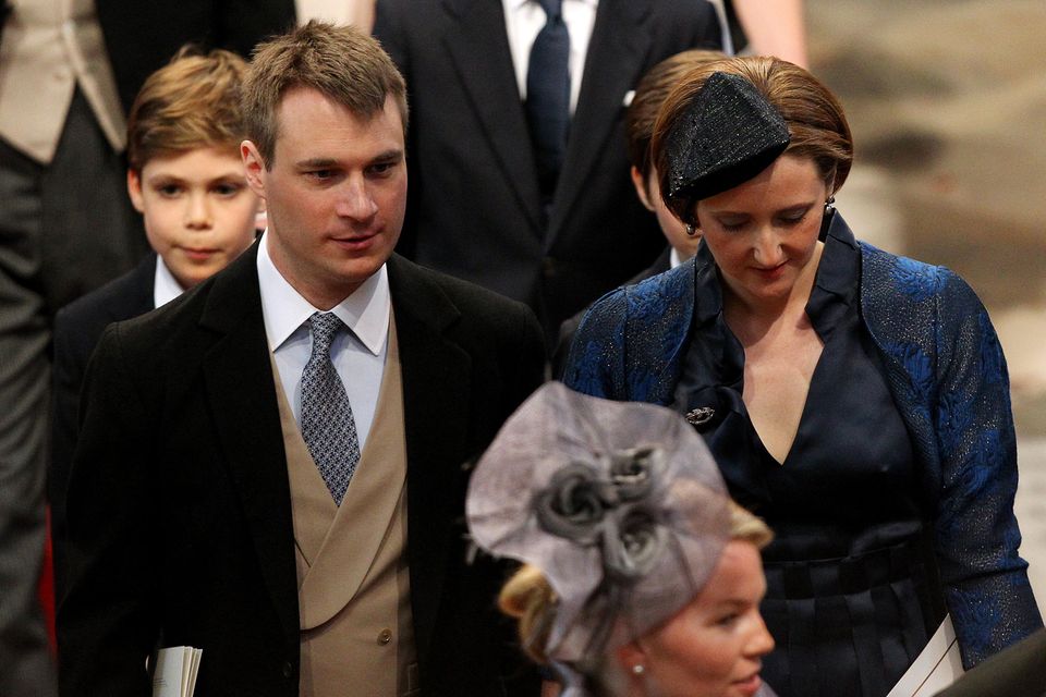 Der Earl and Countess von Ulster bei der Hochzeit von Prinz William und Kate Middleton im April 2011