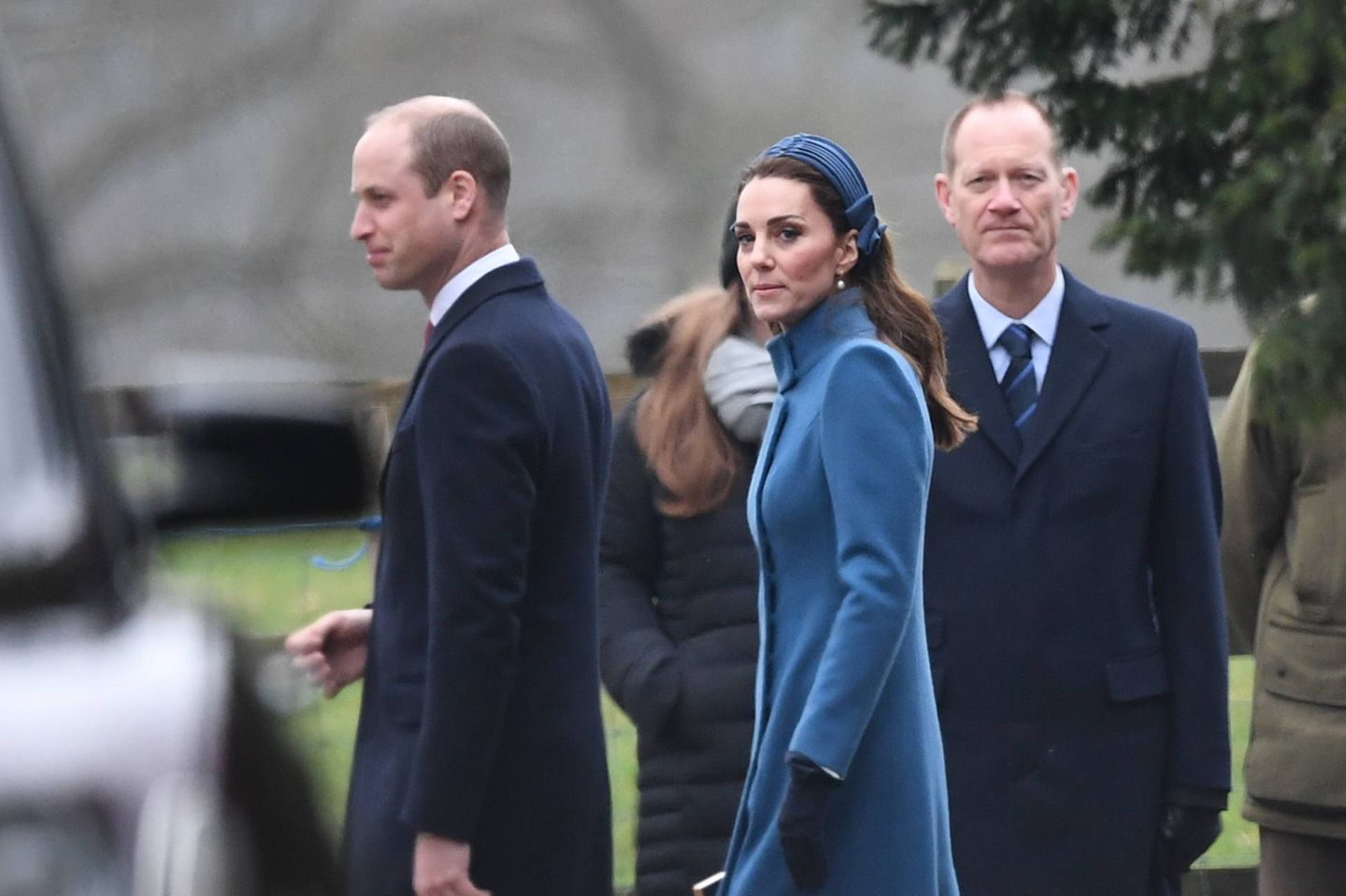 Prinz William und Herzogin Catherine am 6. Januar 2019 in Sandringham
