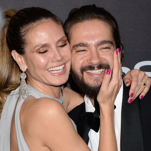 So glücklich: Heidi und Tom am Sonntag bei den Golden Globes in Beverly Hills
