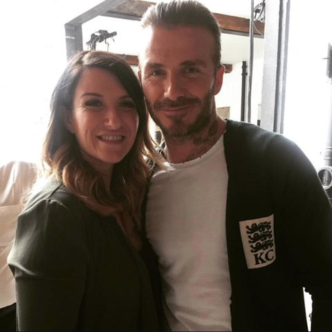 David Beckham und Schwester Joanne