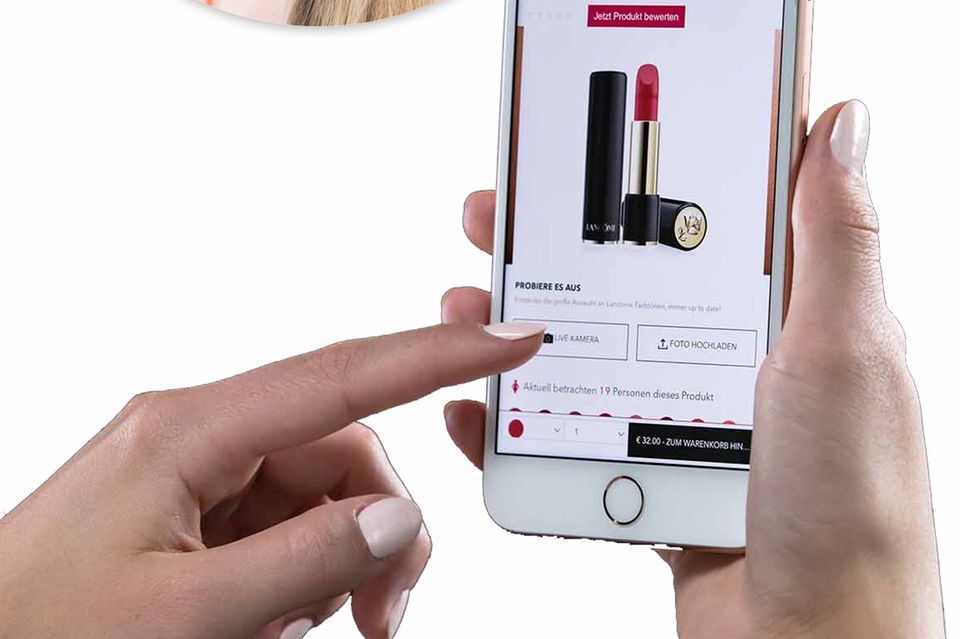 Gala Beauty Probe : Live-Kamera an und los! Redakteurin Tabea hat sich via ModiFace die unterschiedlichsten Lippenstiftfarben aufgetragen - also virtuell. Ihr Favorit: der L'Absolu Rouge in "Rose Rhapsodie". Live-Kamera an und los! Redakteurin Tabea hat sich via ModiFace die unterschiedlichsten Lippenstiftfarben aufgetragen - also virtuell. Ihr Favorit: der L'Absolu Rouge in "Rose Rhapsodie".