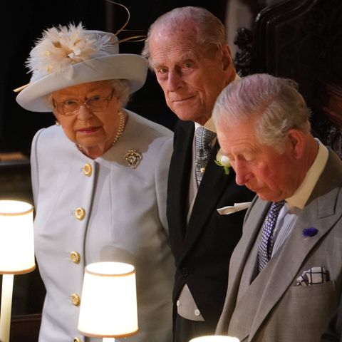 Queen Elizabeth, Prinz Philip, Prinz Charles