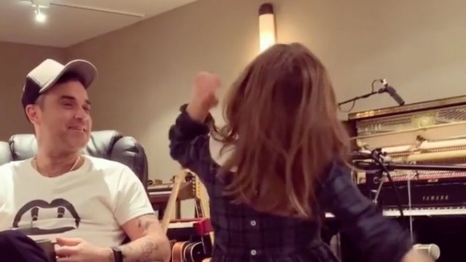 News: Robbie Williams und Teddy Williams Robbie Williams und Teddy Williams