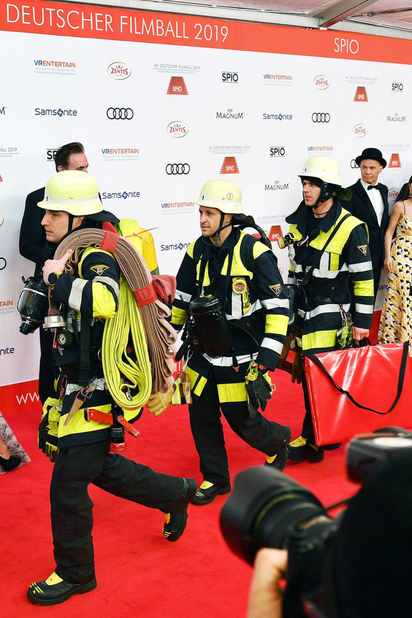 Feuerwehreinsatz auf dem Red Carpet