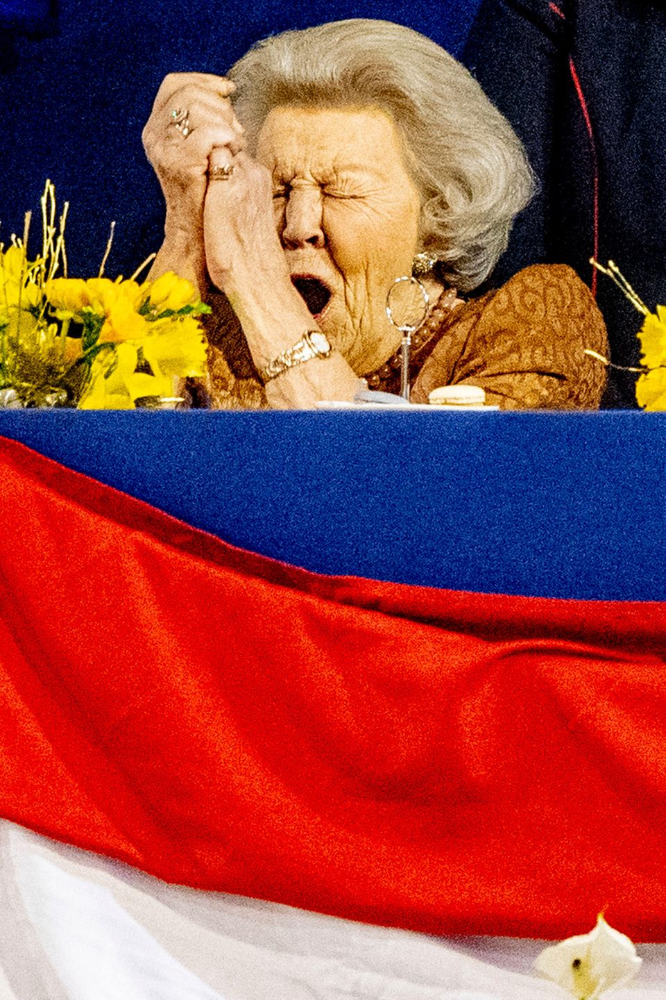 Für Prinzessin Beatrix gibt es nun kein Halten mehr und wir freuen uns über diesen herrlichen, royalen Gefühlsausbruch. 
