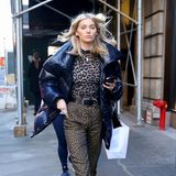 4. Februar 2019  Eine Wildkatze im Big Apple: Model Elsa Hosk verlässt das Fitting bei Marc Jacobs während der New York Fashion Week.