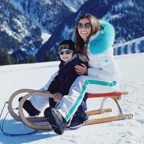 Sarah Lombardi und ihr Sohn Alessio