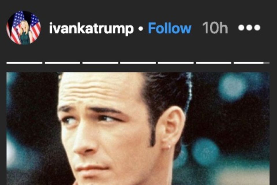Luke Perry (†): Ivanka Trump Ivanka Trump