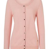 Cashmere Basic Cardigan rose, Langarm aus 100% Cashmere. In weiteren Farben im HSE24-Onlineshop erhältlich. Preis 139,99 Euro. .