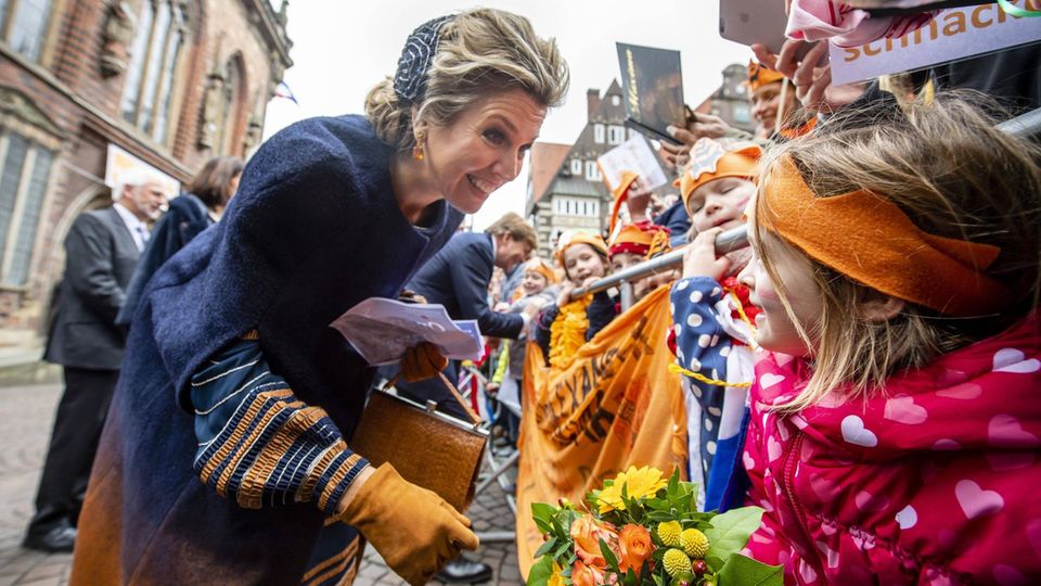 Königin Máxima : Königin Máxima in Bremen Königin Máxima in Bremen