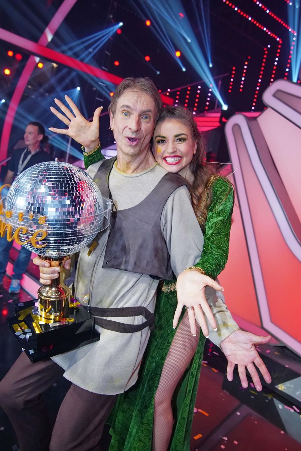 "Let's Dance"-Gewinner 2018   Comedian Ingolf Lück und seine Tanzpartnerin Ekaterina Leonova.