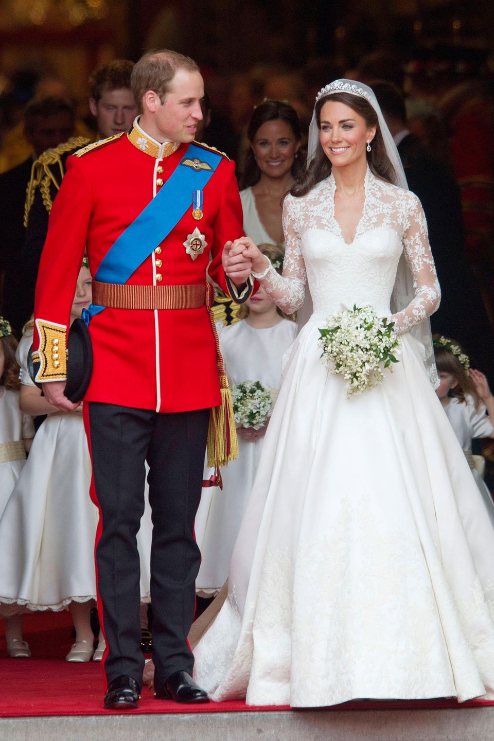 Prinz William und Herzogin Catherine heirateten am 29. April 2011 in der Westminster Abbey. Prinz William und Herzogin Catherine heirateten am 29. April 2011 in der Westminster Abbey.