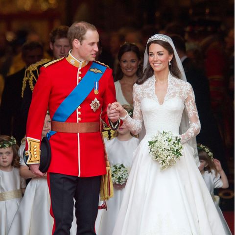 Prinz William und Herzogin Catherine heirateten am 29. April 2011 in der Westminster Abbey.