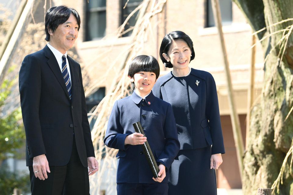 Prinz Akishino, Prinz Hisahito, Prinzessin Kiko