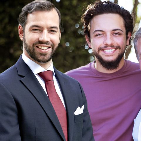 Erbgroßherzog Guillaume, Kronprinz Hussein bin Abdullah