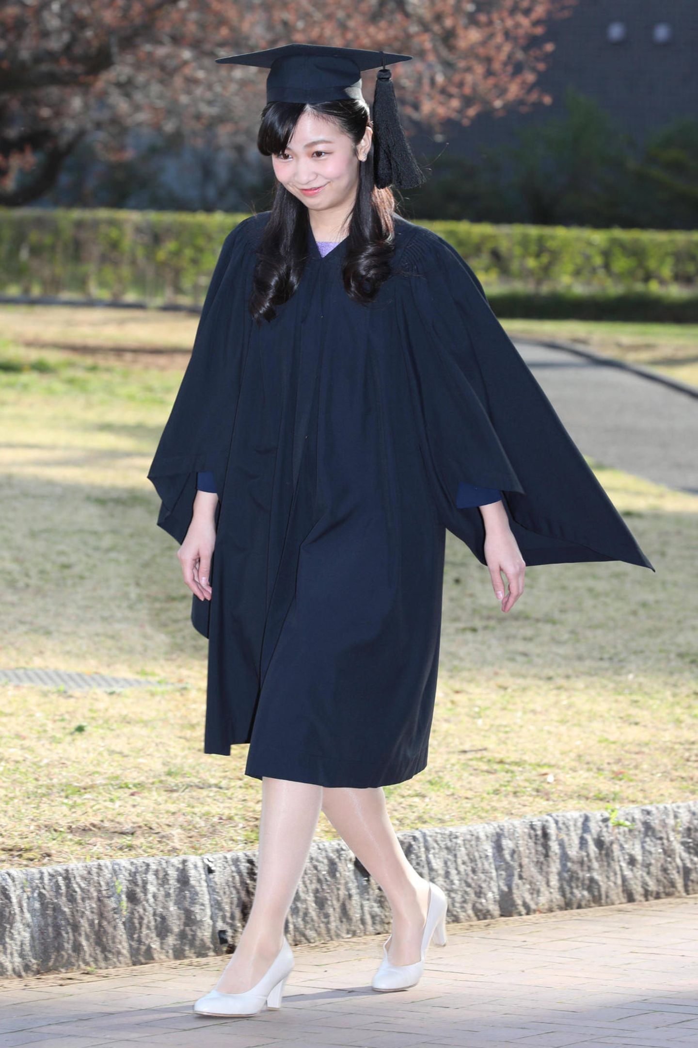 22. März 2019  Prinzessin Kako feiert heute ihre Abschlussfeier an der Christian University. 