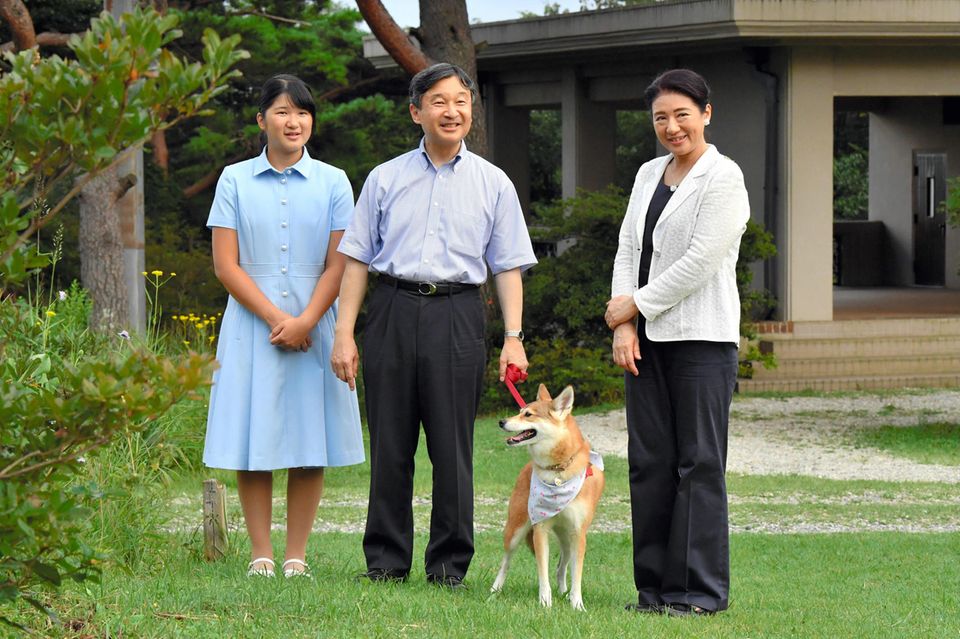 Prinzessin Aiko, Prinz Naruhito und Prinzessin Masako