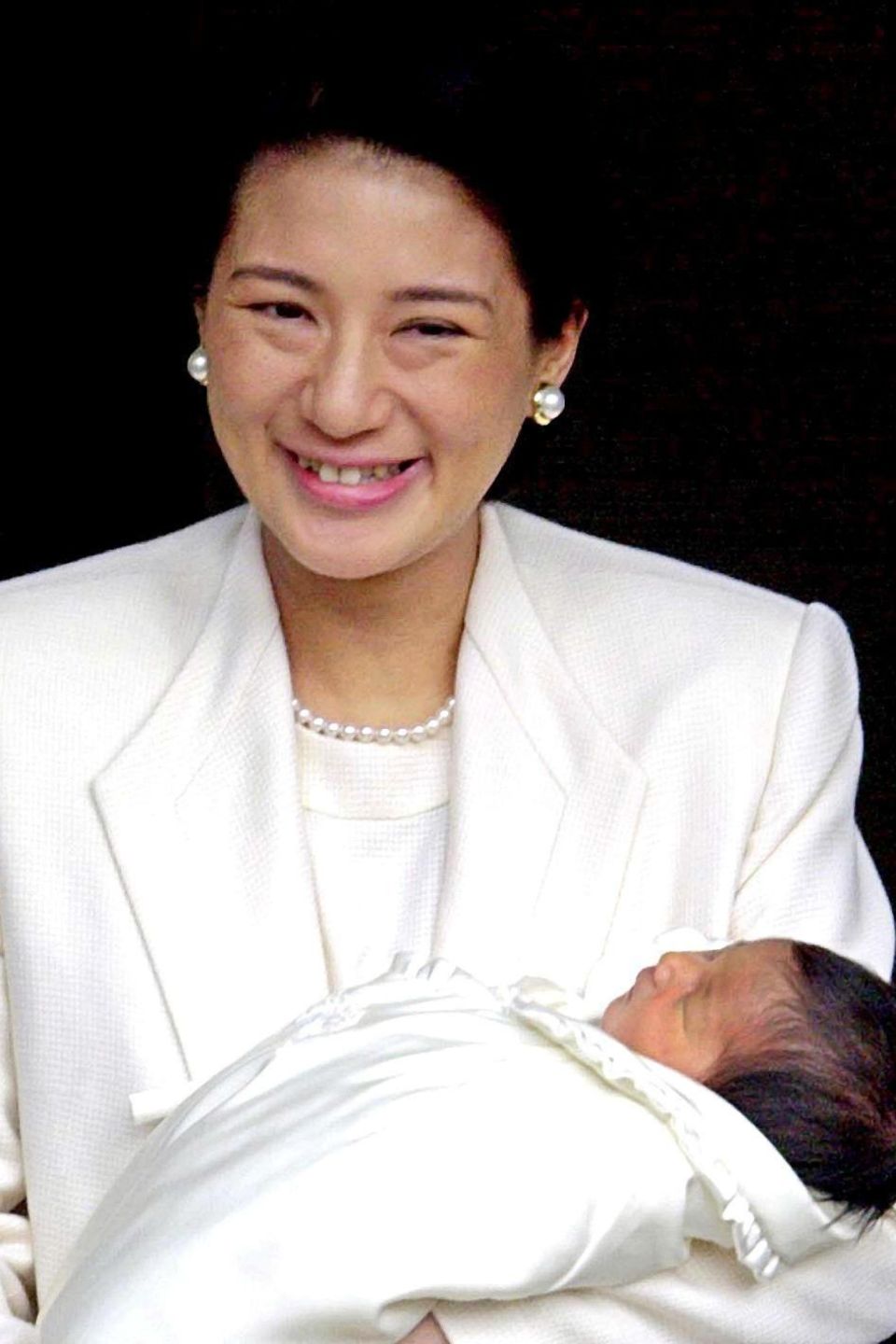 Prinz Naruhito, Prinzessin Masako mit Prinzessin Aiko Prinz Naruhito, Prinzessin Masako mit Prinzessin Aiko