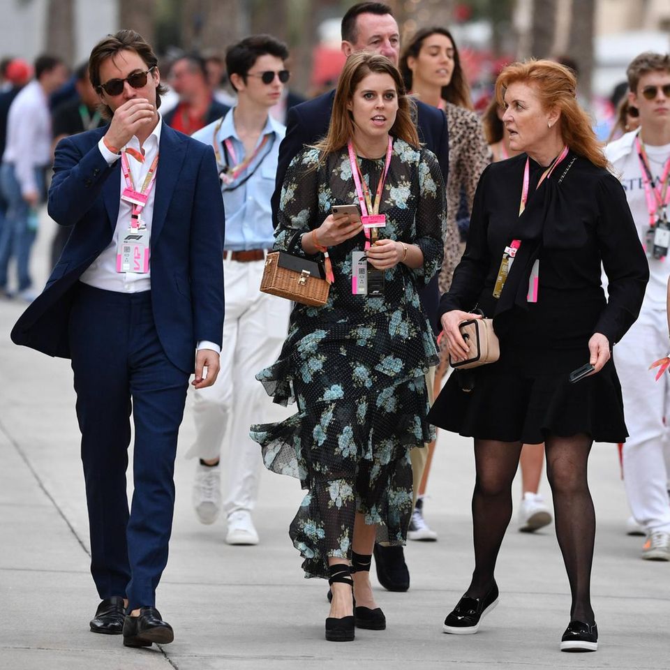 Edoardo Mapelli Mozzi, Prinzessin Beatrice, Sarah Ferguson