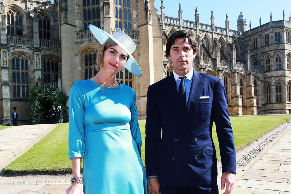 Prinz Harry: Delfina Blaquier und Nacho Figueras bei der Hochzeit von Prinz Harry und Herzogin Meghan. Delfina Blaquier und Nachos Figueras bei der Hochzeit von Prinz Harry und Herzogin Meghan.