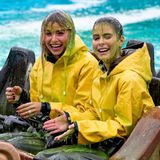 5. April 2019 Schleim-Attacke! Lena Gercke und Lena Meyer-Landrut haben anlässlich der deutschen Kids Choice Awards im Europa-Park die volle Ladung grüner Suppe abbekommen. Und so wie die beiden lachen, hat das sogar Spaß gemacht.
