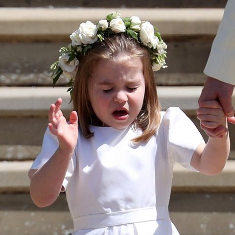 Prinzessin Charlotte musste bei der Mai-Hochzeit von Prinz Harry und Meghan Markle kräftig niesen.