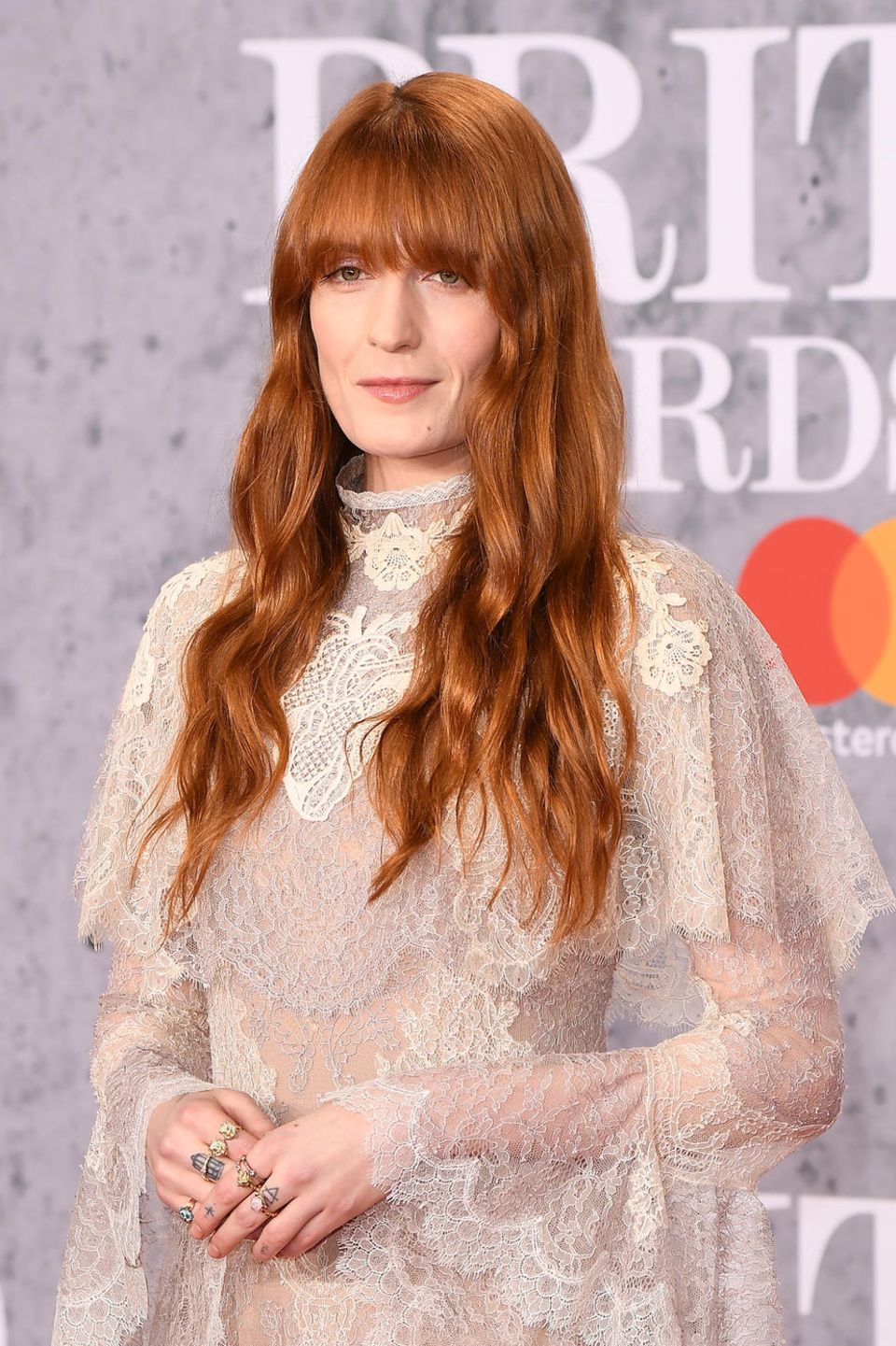 Ihre roten Haare sind das Markenzeichen von Sängerin Florence Welch.