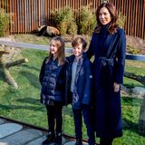 2019  Im April weihen Prinzessin Josephine und Prinz Vincent zusammen mit ihrer Mutter Prinzessin Mary das neue Panda-Gehege im Kopenhagener Zoo ein.