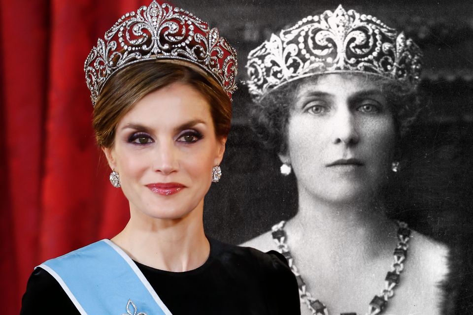 Königin Letizia + Königin Victoria Eugenia
