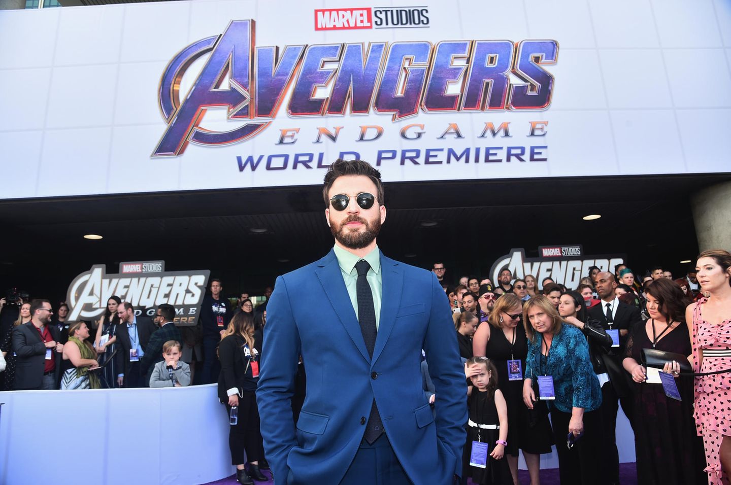 Als "Captain America" zeigt sich Schauspieler Chris Evans auch außerhalb der Marvel-Saga cool und lässig. 