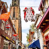 ... Auch die Gassen in Amersfoort werden feierlich geschmückt. 