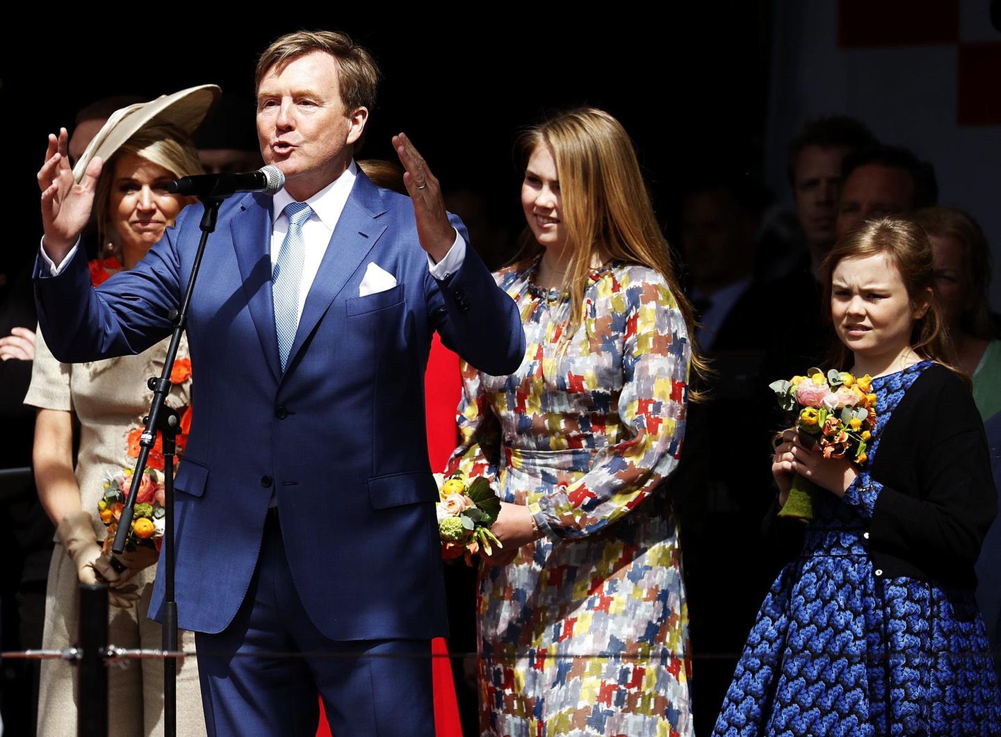 König Willem-Alexander hält an seinem 52. Geburtstag eine Ansprache vor dem Volk. 