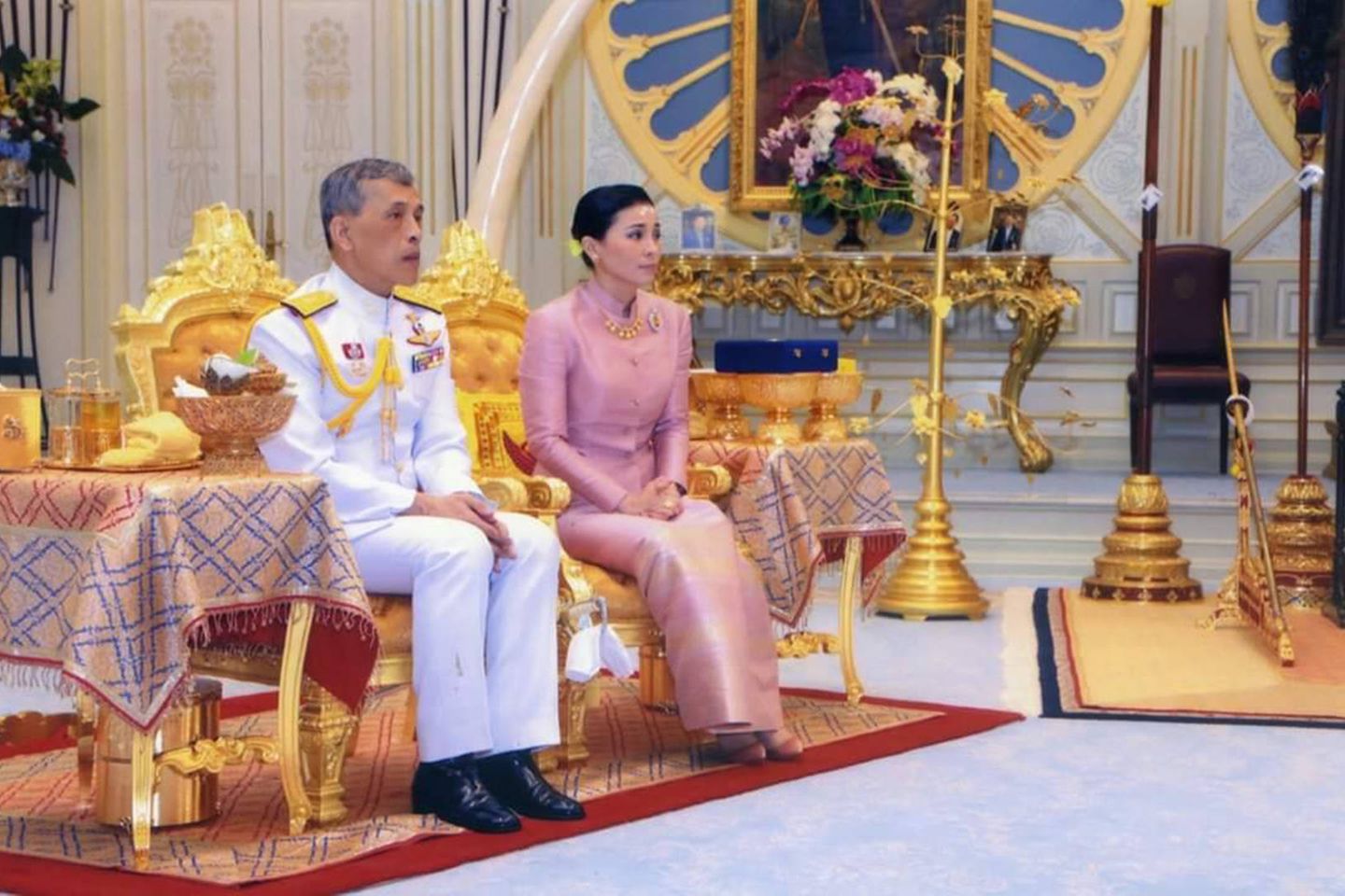 König Maha, Königin Suthida von Thailand 