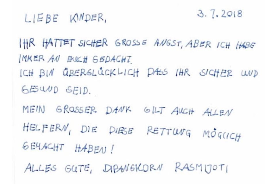 König von Thailand : Diesen Brief schrieb Prinz Dipangkorn laut der Zeitung "Khao Sod" Diesen Brief schrieb Prinz Dipangkorn laut der Zeitung "Khao Sod"
