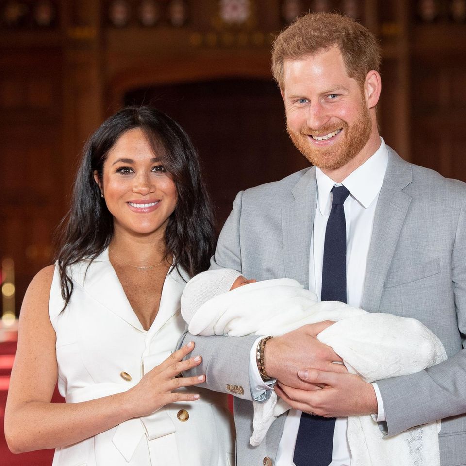Prinz Harry, Herzogin Meghan mit Baby Sussex