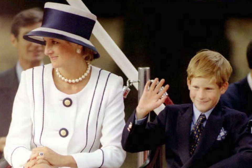Prinzessin Diana (†) und Prinz Harry