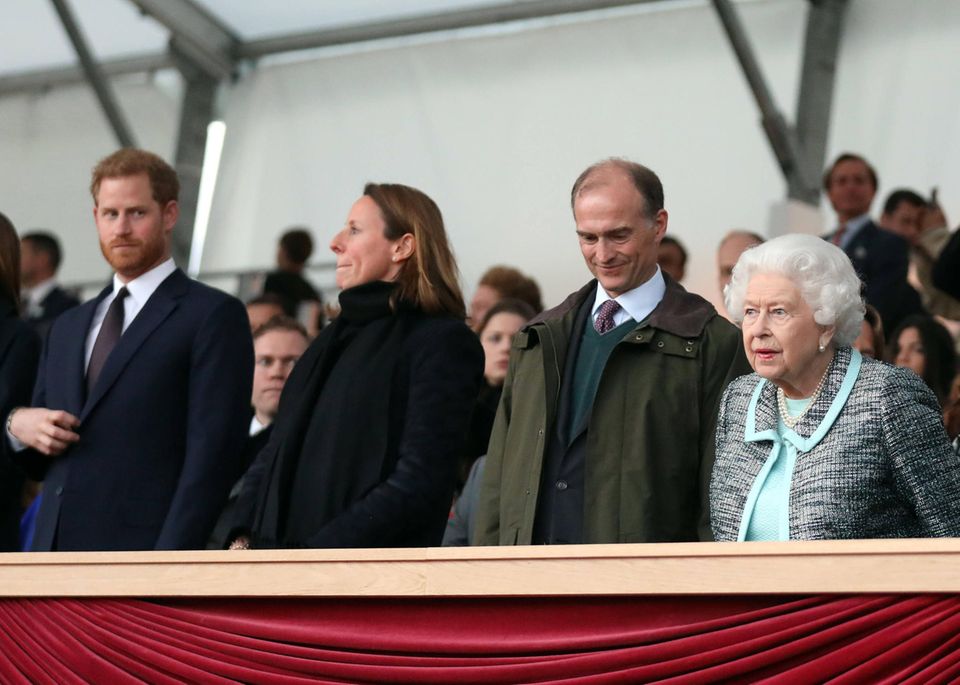 Prinz Harry: Prinz Harry und Queen Elizabeth am 11. Mai in Windsor Prinz Harry, Queen Elizabeth