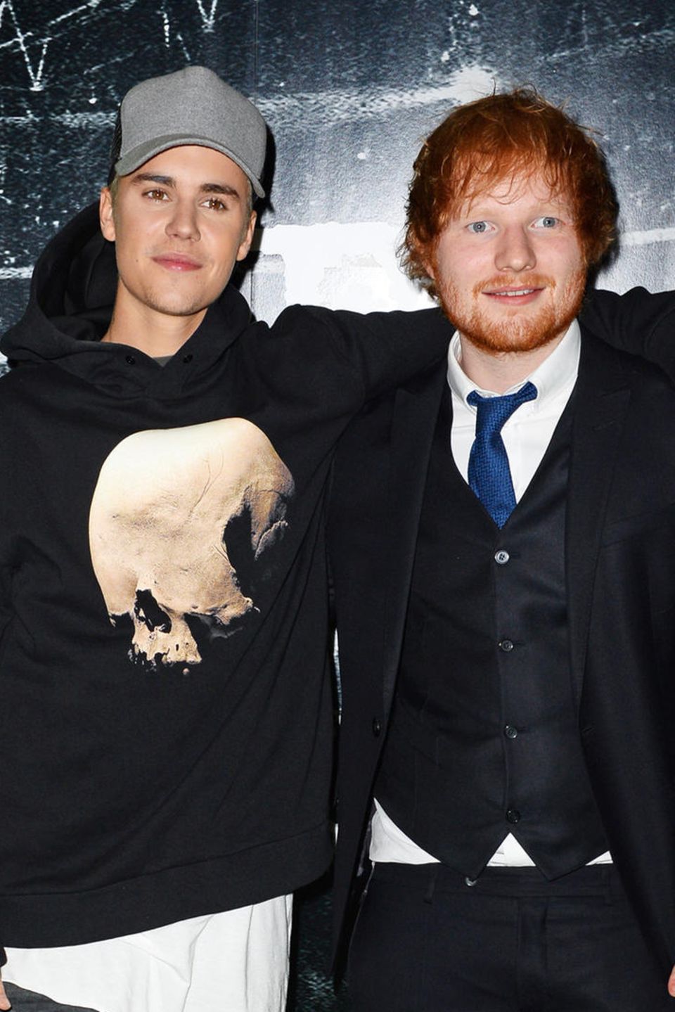 Justin Bieber und Ed Sheeran