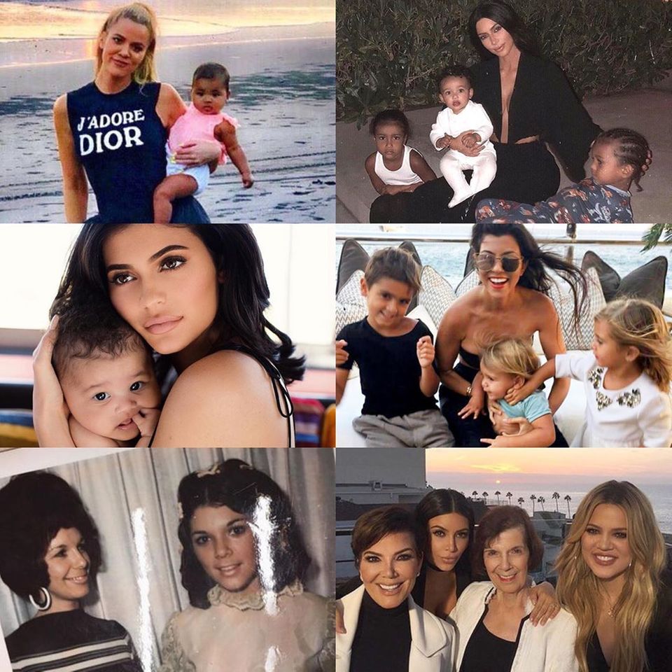 Kris Jenner teilt am Muttertag eine Collage, auf dem ihre Mutter M.J., ihre Töchter und Enkel zu sehen sind und schreibt in einem emotionalen Kommentar, wie dankbar, stolz und voller Liebe sie sei. Kris Jenner teilt am Muttertag eine Collage, auf dem ihre Mutter M.J., ihre Töchter und Enkel zu sehen sind und schreibt in einem emotionalen Kommentar, wie dankbar, stolz und voller Liebe sie sei.